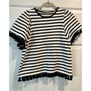 Kate Spade Broome Street striped shirt Size Small